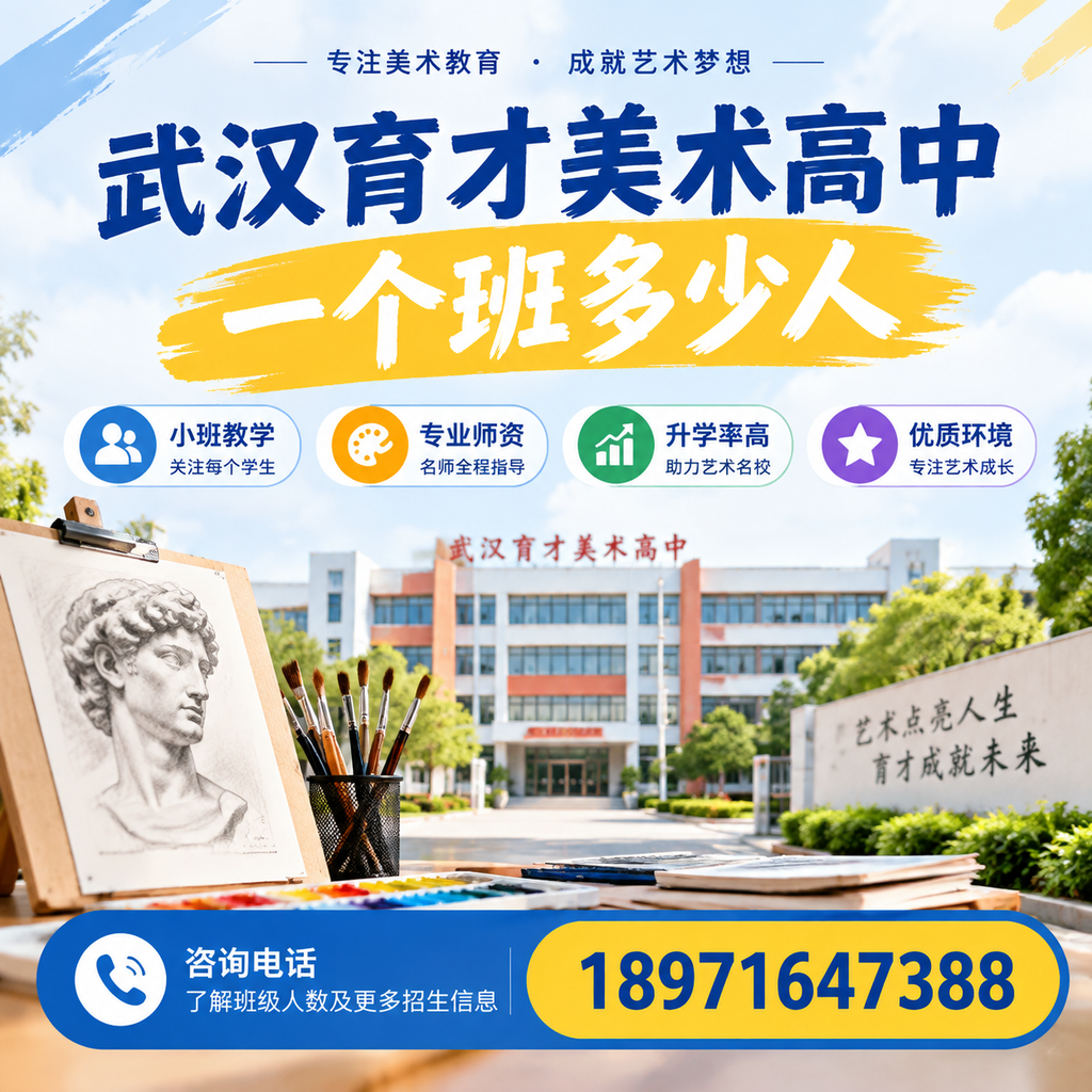 武汉育才美术高中一个班的学生人数是否影响学习效果？