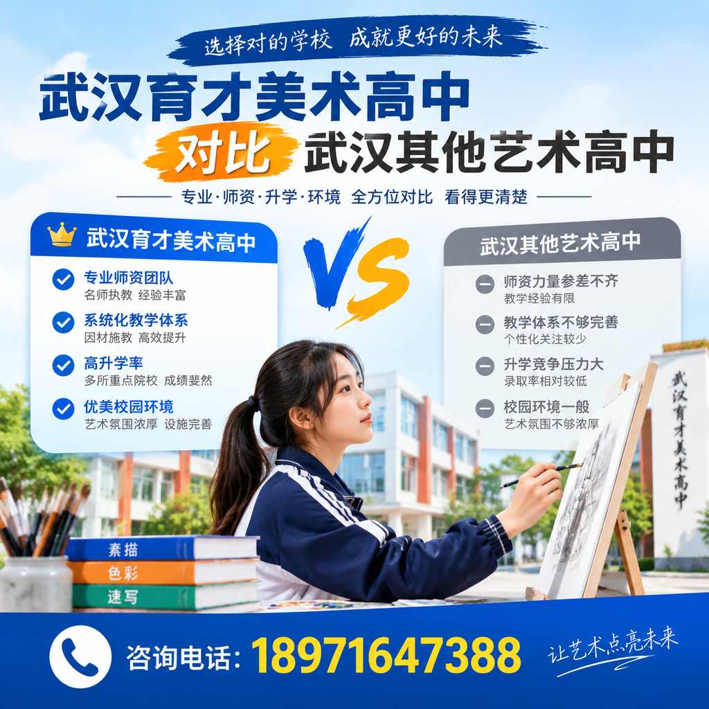 在，武汉育才美术高中招生政策详解