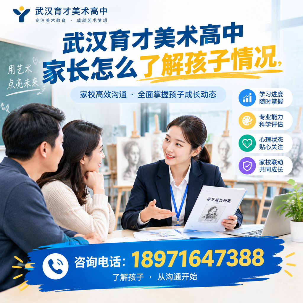 武汉育才美术高中家长如何有效了解孩子的学习情况